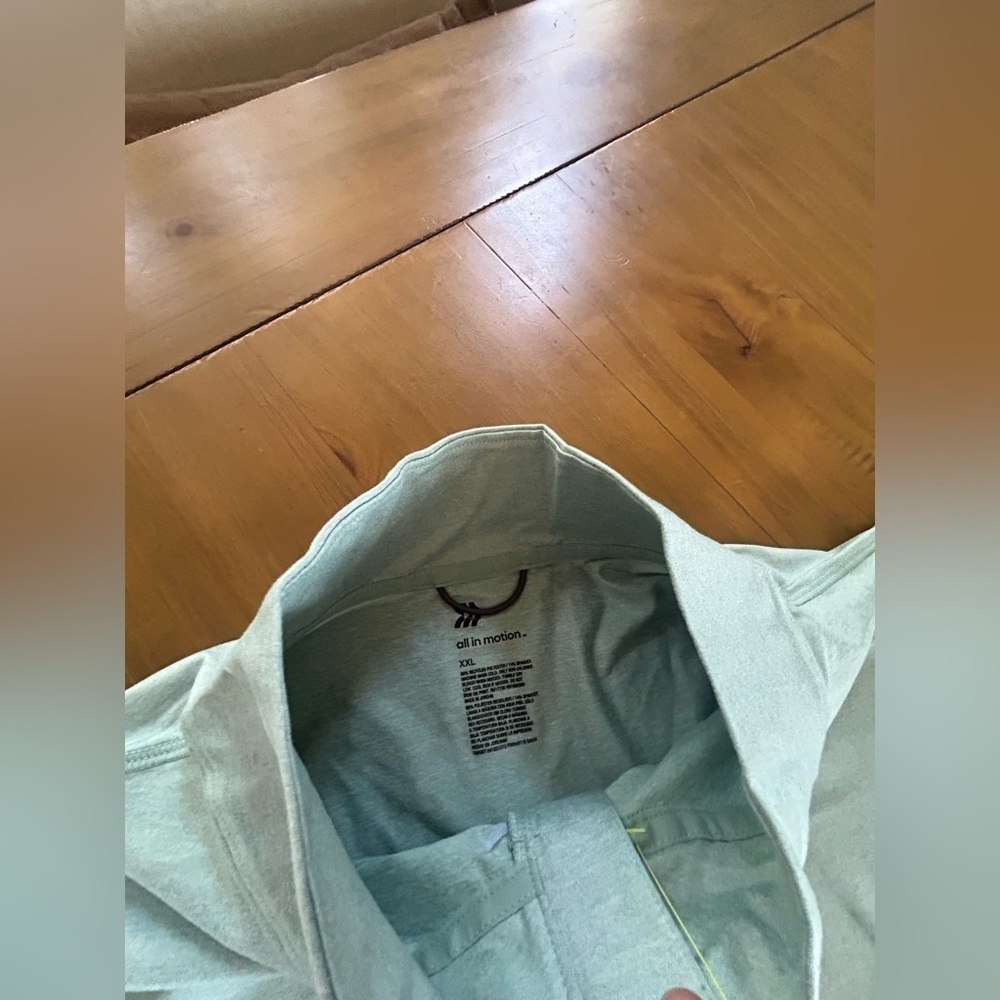 NWT All in Motion 1/2 zip Long Sleeve - Picture 7 of 10